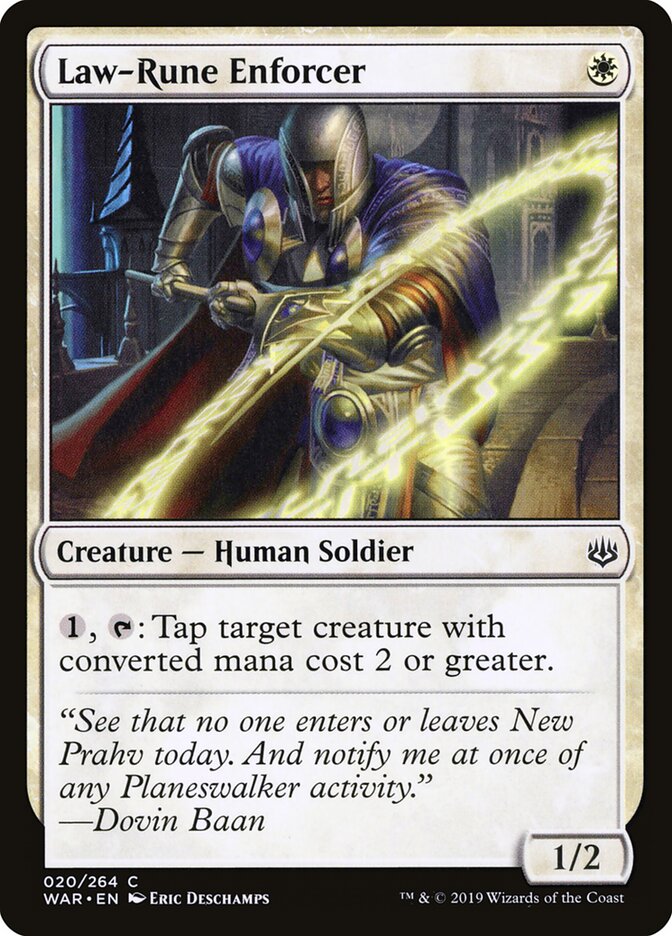 Law-Rune Enforcer - carta Magic The Gathering