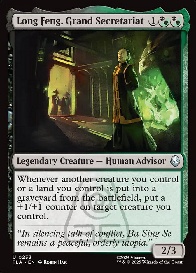 Long Feng, Grand Secretariat - carta Magic The Gathering