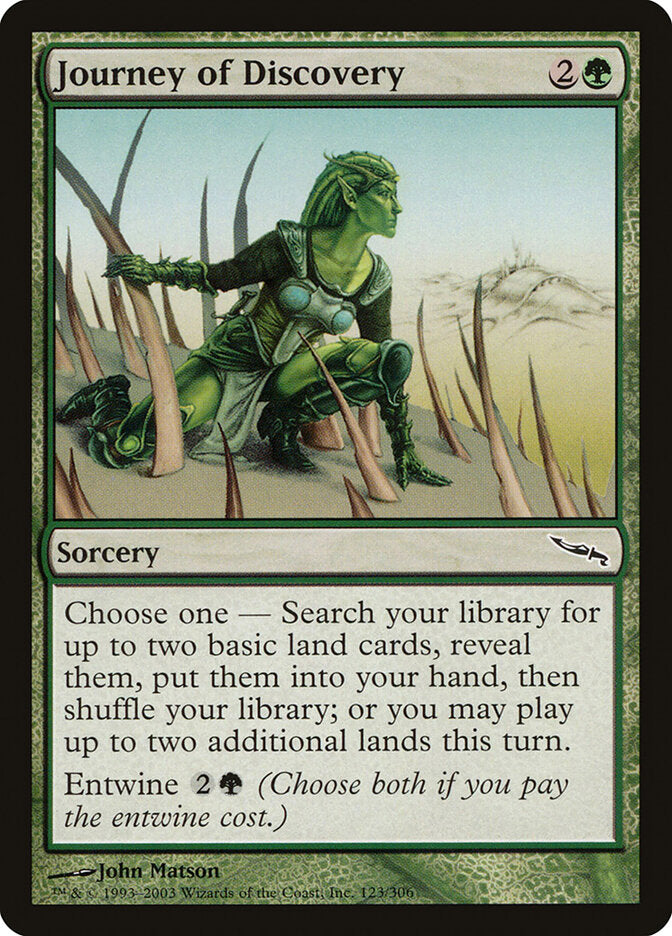 Journey of Discovery - carta Magic The Gathering