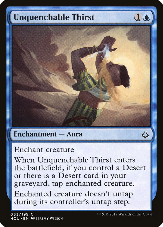 Unquenchable Thirst - carta Magic The Gathering