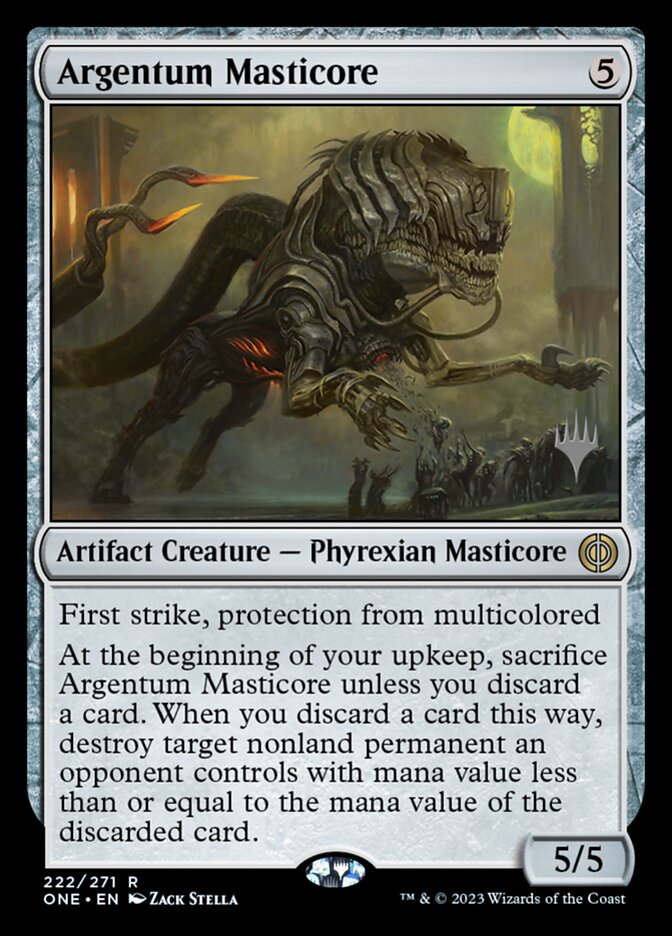 Argentum Masticore - carta Magic The Gathering