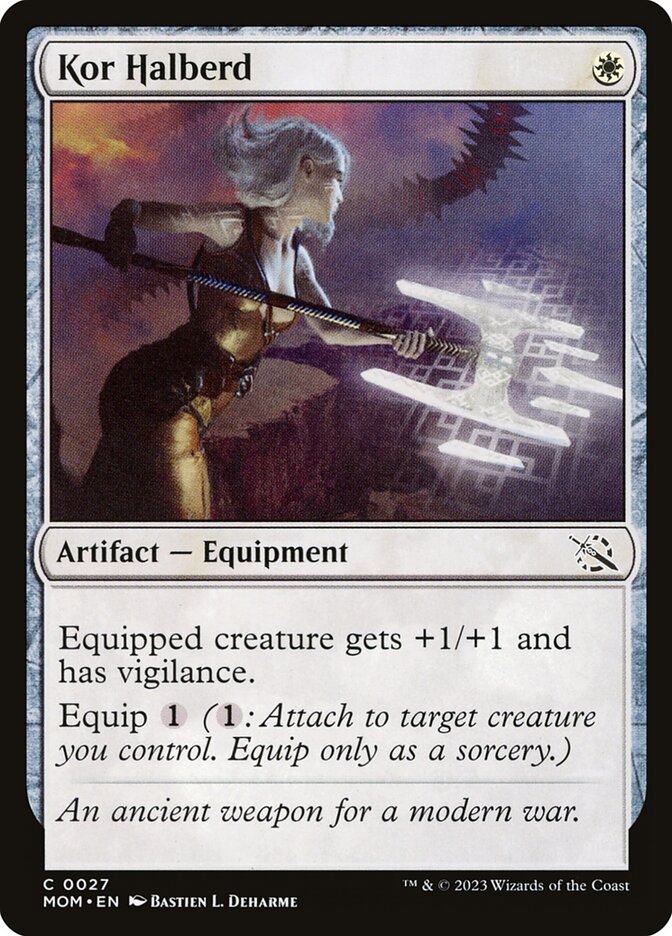Kor Halberd - carta Magic The Gathering