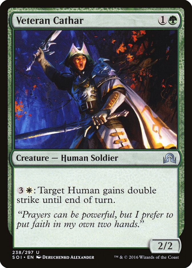 Veteran Cathar - carta Magic The Gathering
