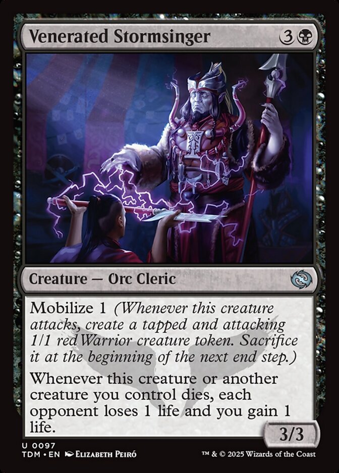 Venerated Stormsinger - carta Magic The Gathering