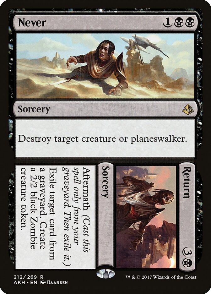 Never // Return - carta Magic The Gathering