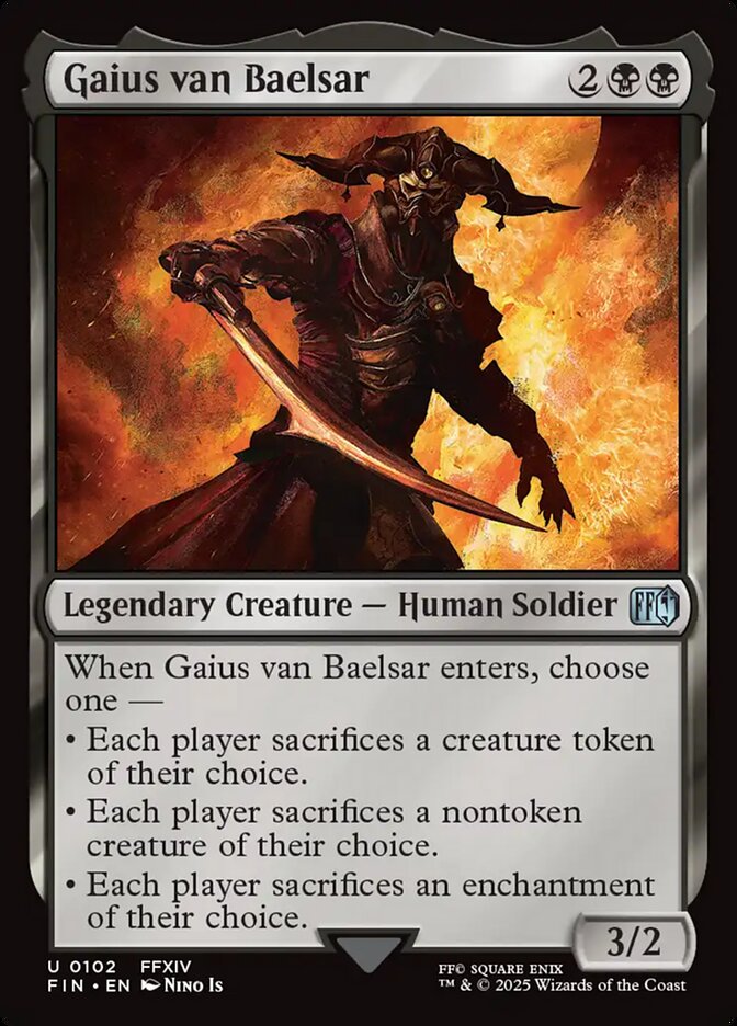 Gaius van Baelsar - carta Magic The Gathering