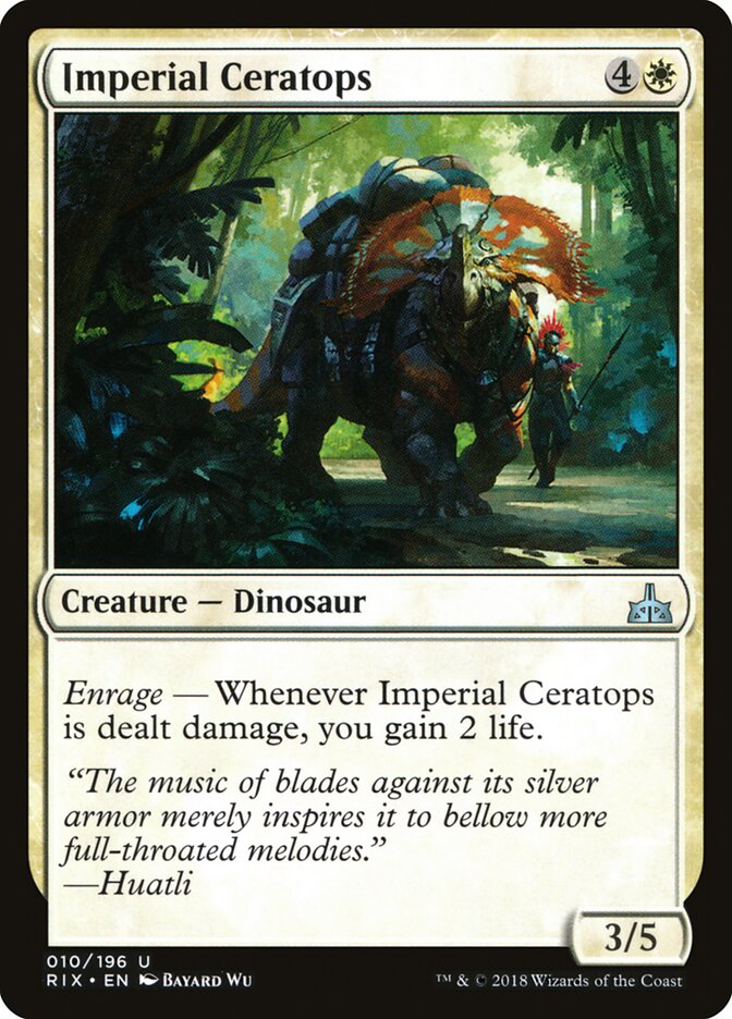 Imperial Ceratops - carta Magic The Gathering