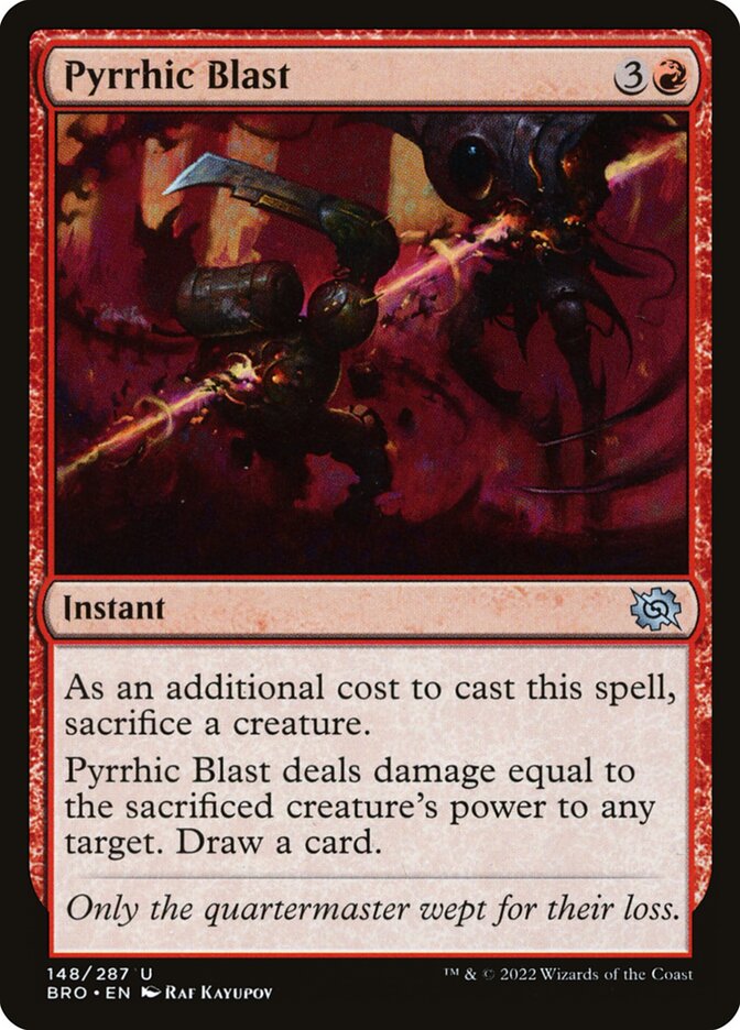Pyrrhic Blast - carta Magic The Gathering