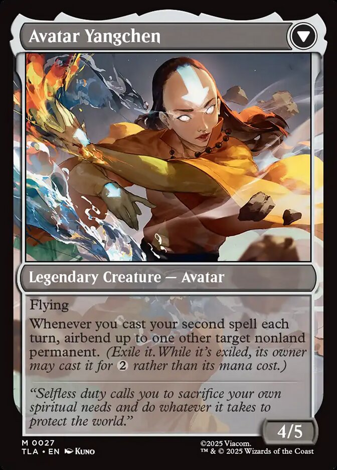 Avatar Yangchen - carta Magic The Gathering