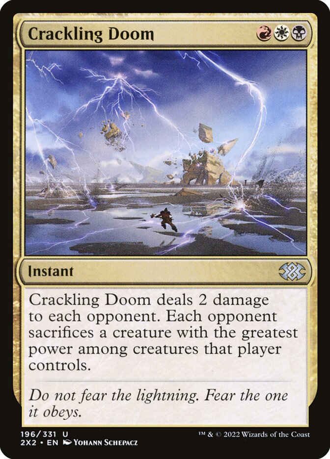 Crackling Doom - carta Magic The Gathering