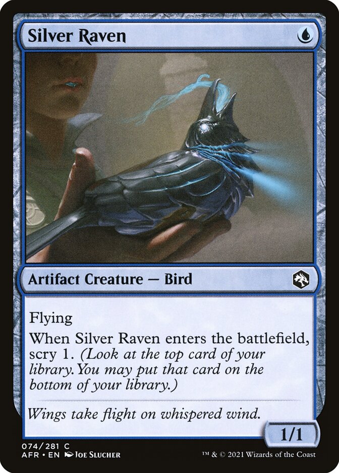 Silver Raven - AFR-074-F-STD