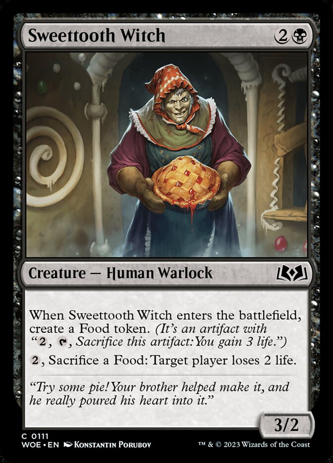 Sweettooth Witch - carta Magic The Gathering