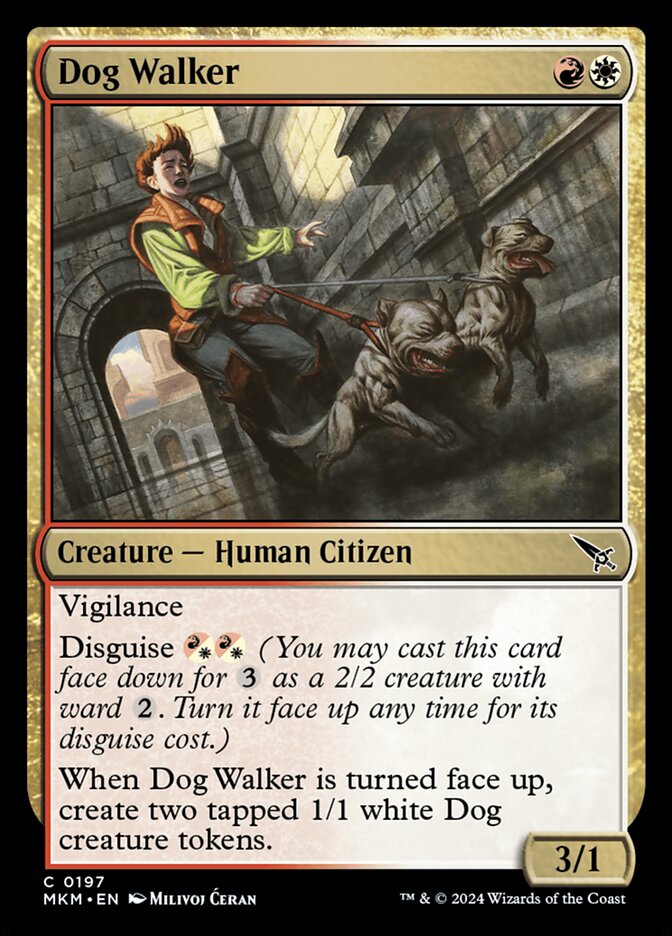 Dog Walker - carta Magic The Gathering