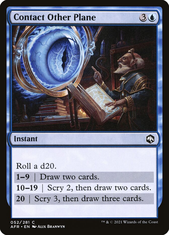 Contact Other Plane - carta Magic The Gathering