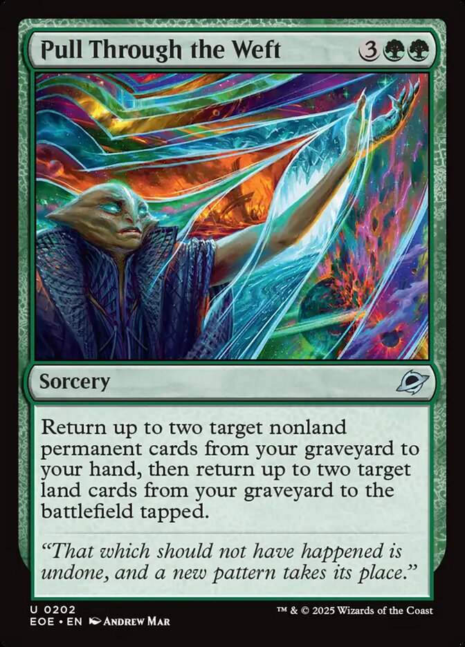 Pull Through the Weft - carta Magic The Gathering