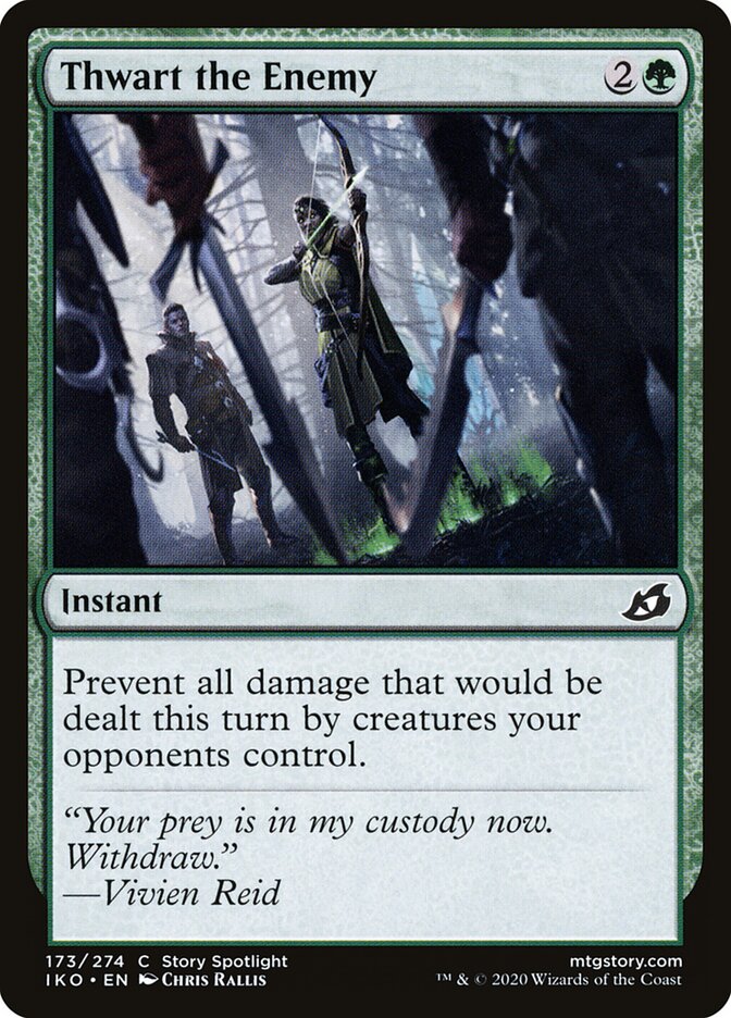 Thwart the Enemy - carta Magic The Gathering