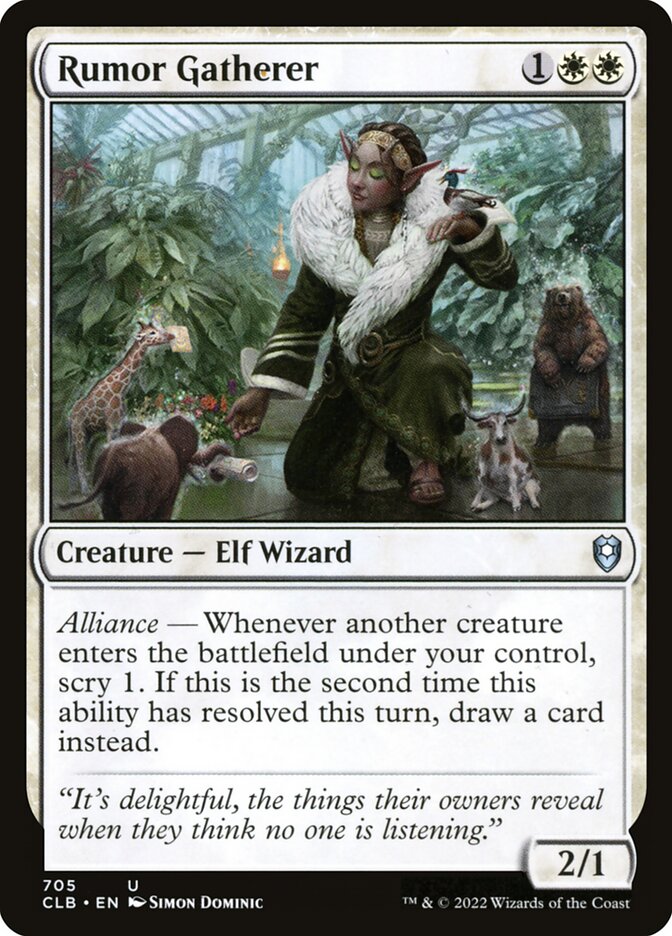 Rumor Gatherer - carta Magic The Gathering