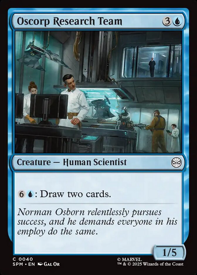 Oscorp Research Team - carta Magic The Gathering
