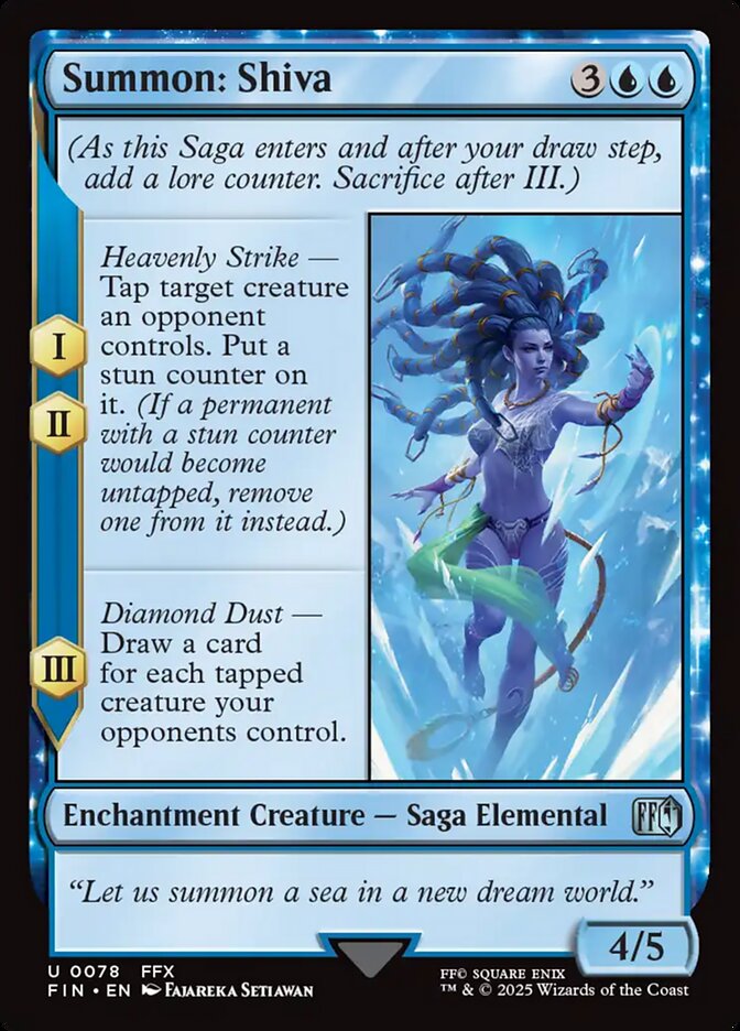 Summon: Shiva - carta Magic The Gathering