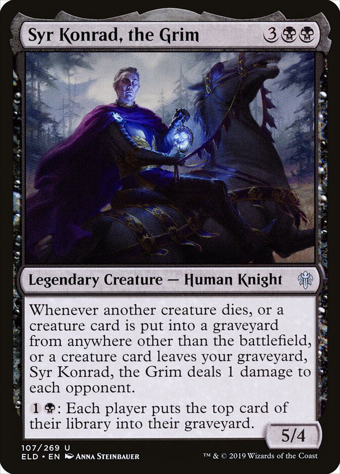 Syr Konrad, the Grim - carta Magic The Gathering