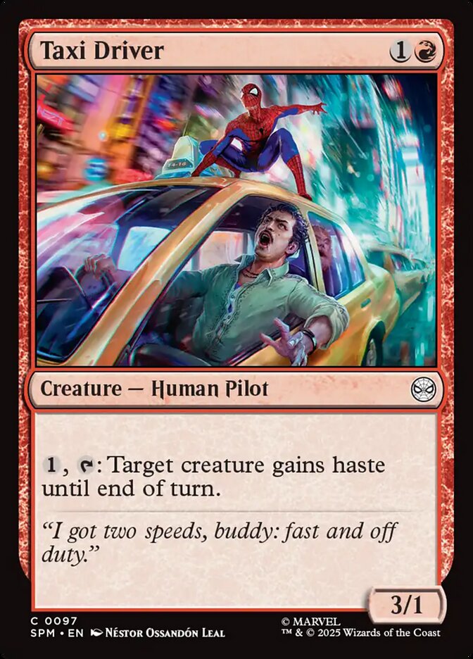 Taxi Driver - carta Magic The Gathering