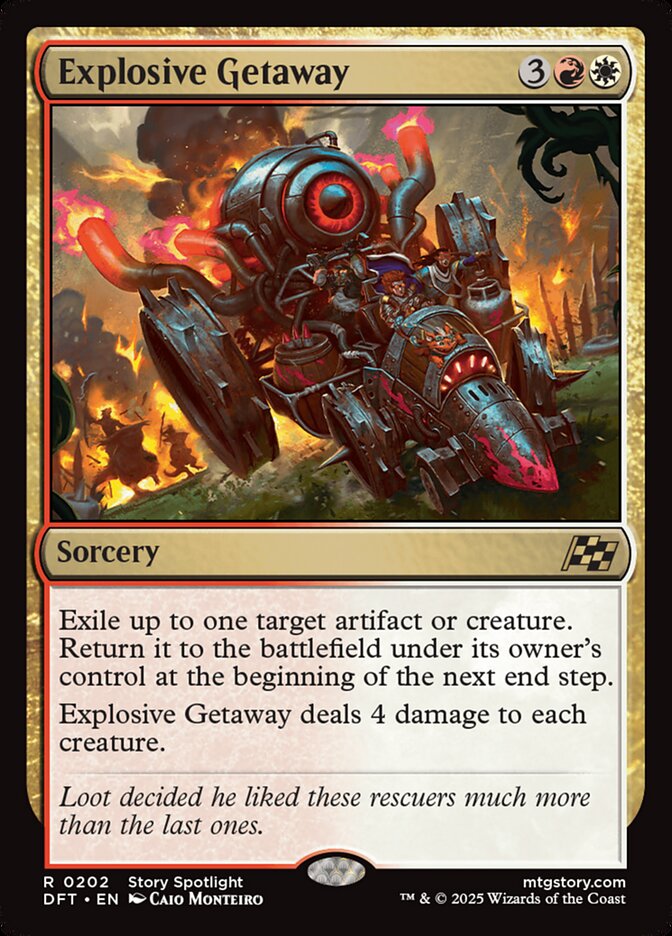Explosive Getaway - carta Magic The Gathering