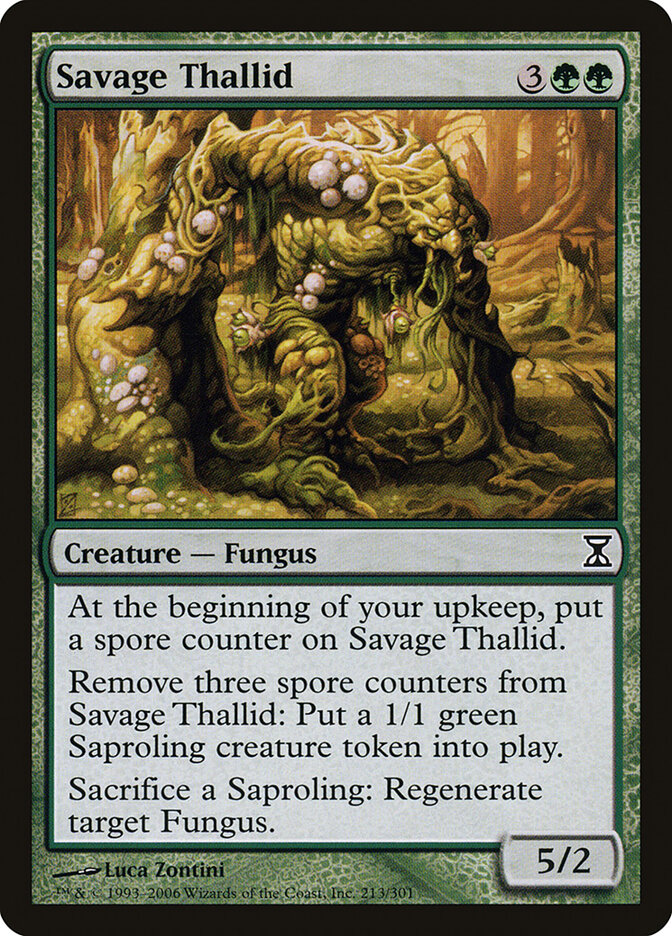 Savage Thallid - carta Magic The Gathering