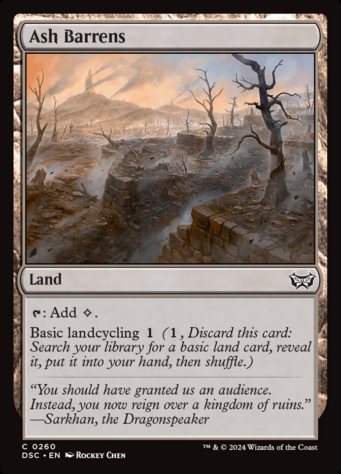 Ash Barrens - carta Magic The Gathering