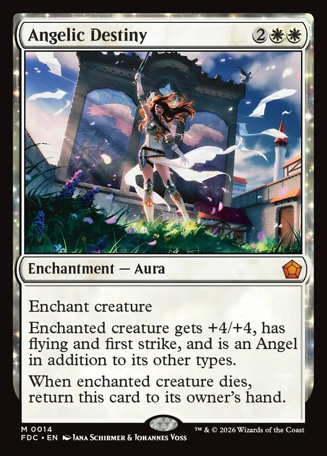 Angelic Destiny - carta Magic The Gathering