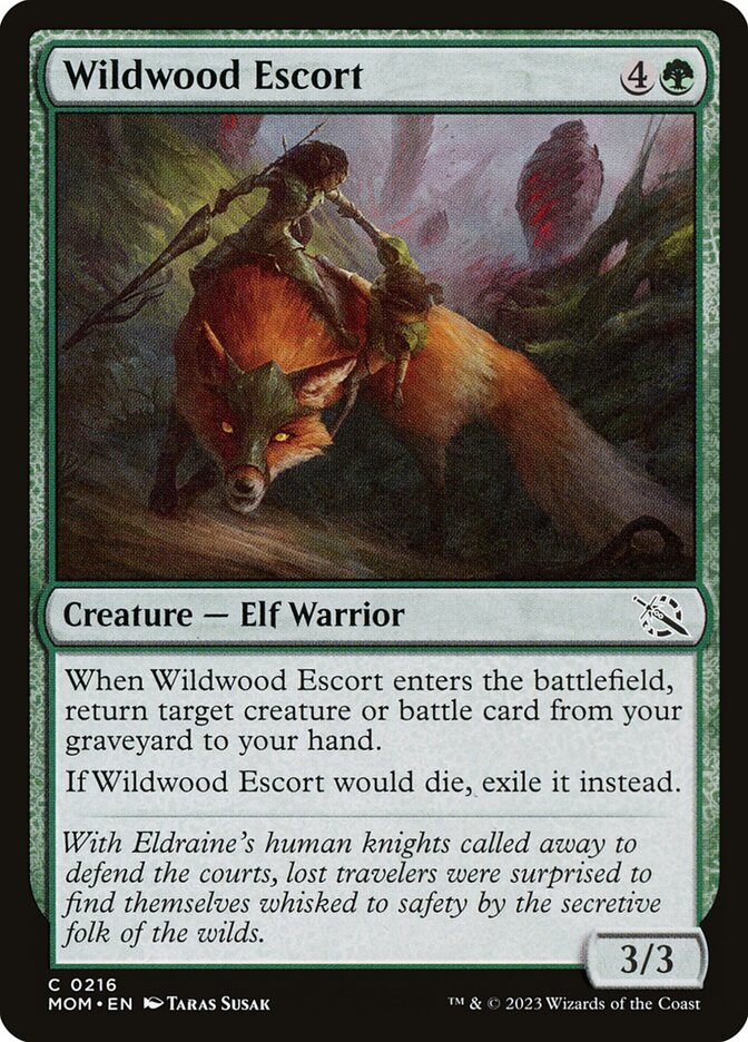 Wildwood Escort - carta Magic The Gathering