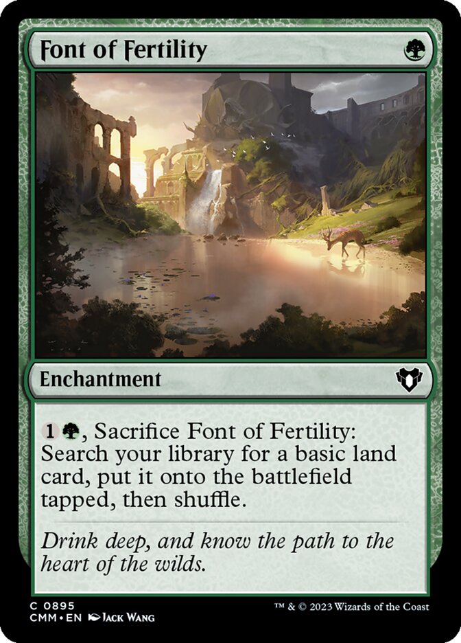 Font of Fertility - carta Magic The Gathering