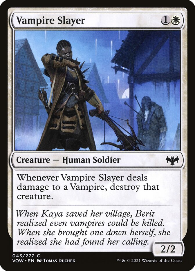 Vampire Slayer - carta Magic The Gathering