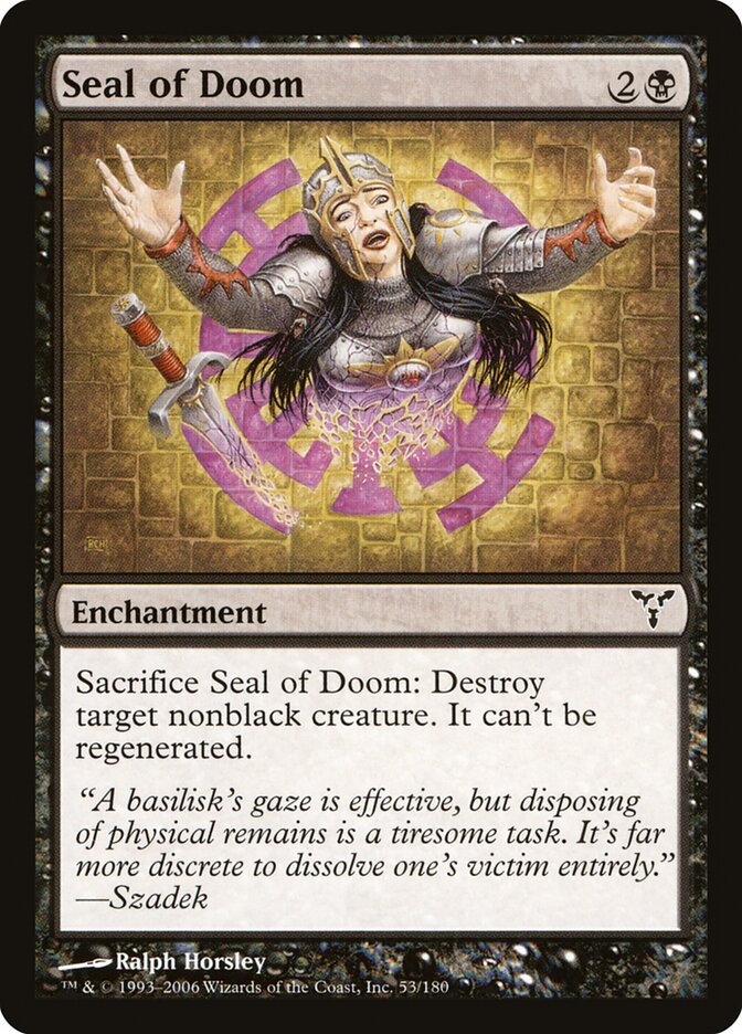 Seal of Doom - carta Magic The Gathering