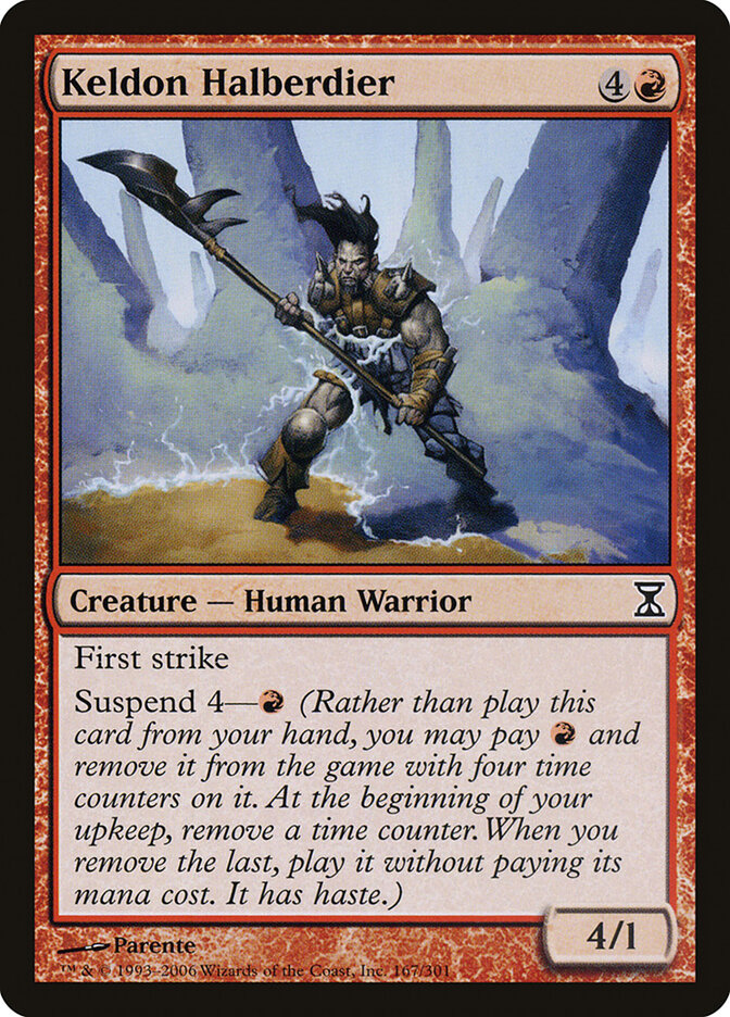 Keldon Halberdier - carta Magic The Gathering