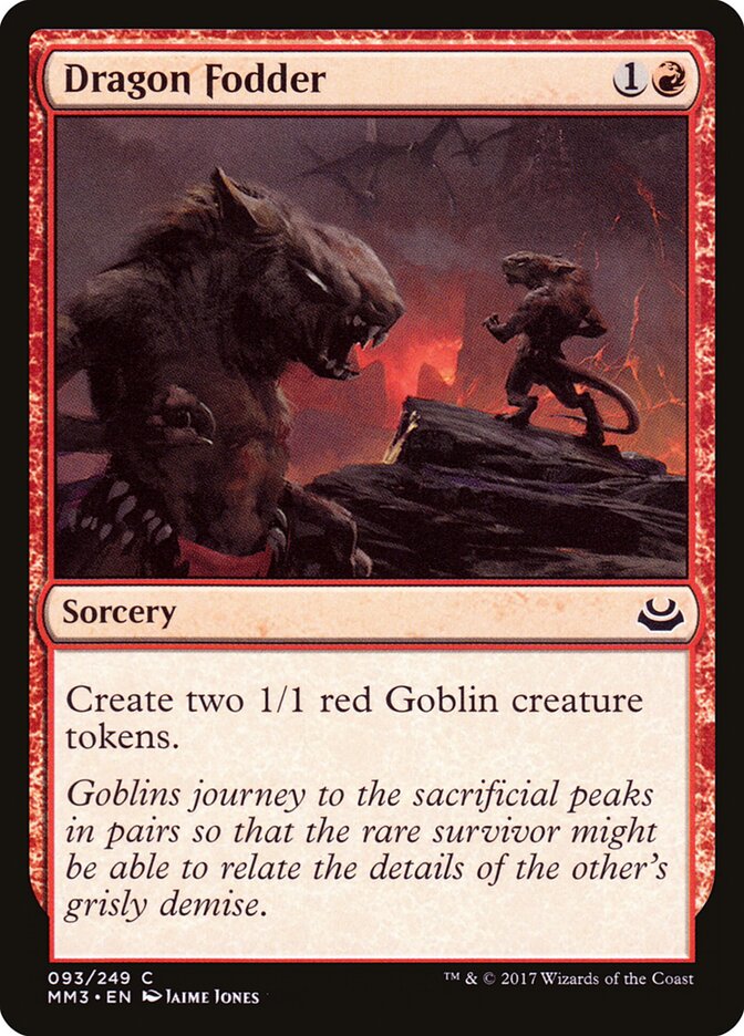 Dragon Fodder - carta Magic The Gathering