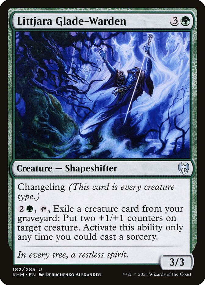 Littjara Glade-Warden - carta Magic The Gathering