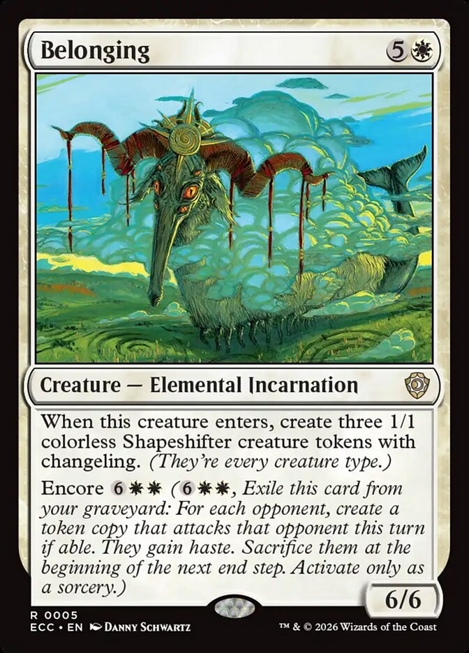 Belonging - carta Magic The Gathering