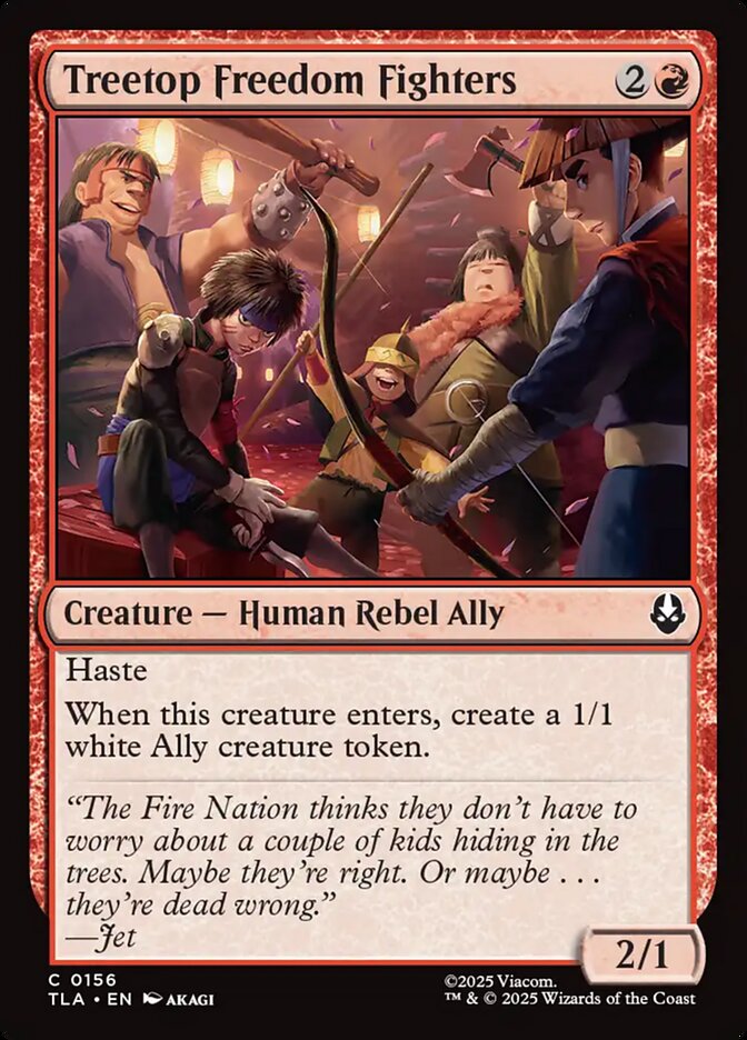 Treetop Freedom Fighters - carta Magic The Gathering