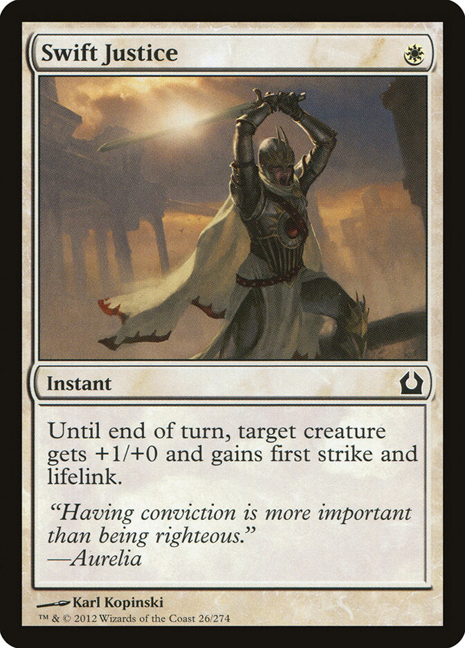 Swift Justice - carta Magic The Gathering