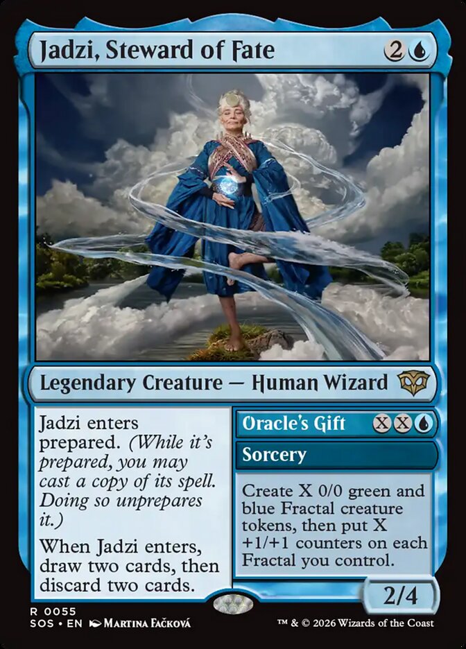 Jadzi, Steward of Fate // Oracle's Gift - SOS-055-NF-LDG