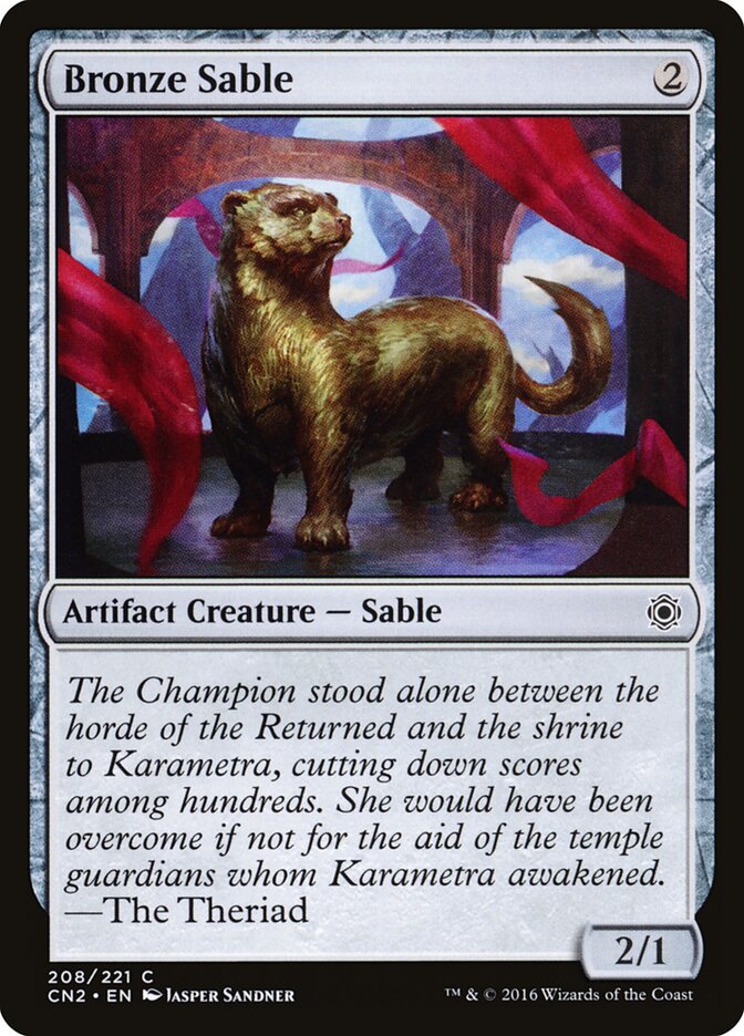 Bronze Sable - carta Magic The Gathering