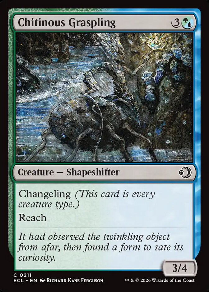 Chitinous Graspling - carta Magic The Gathering