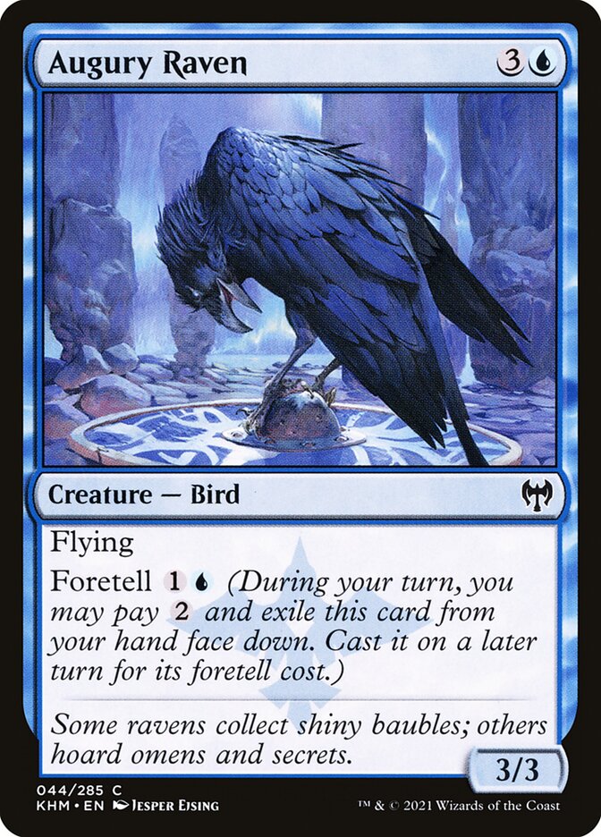 Augury Raven - carta Magic The Gathering