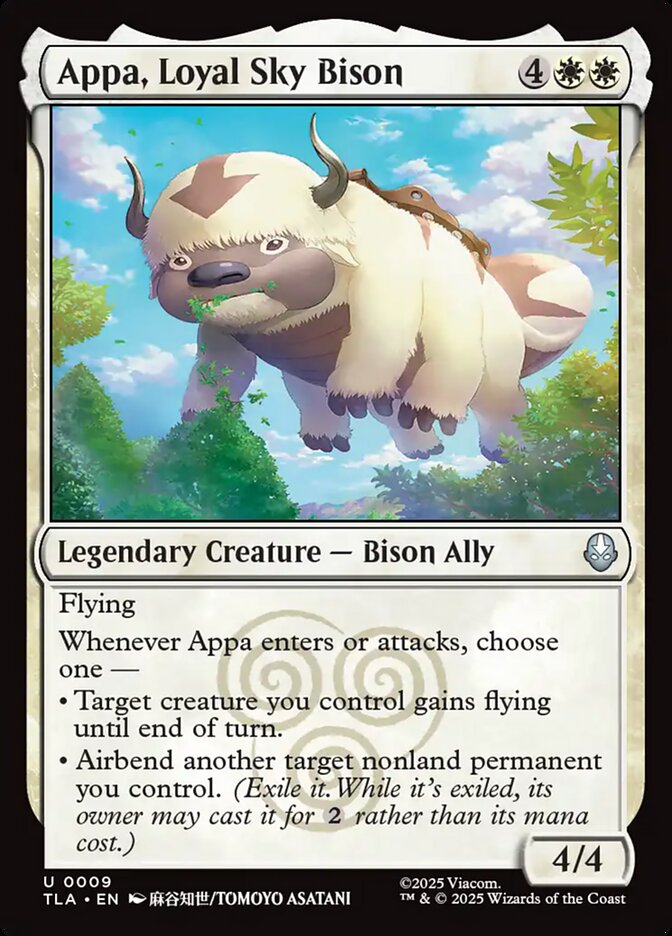 Appa, Loyal Sky Bison - carta Magic The Gathering