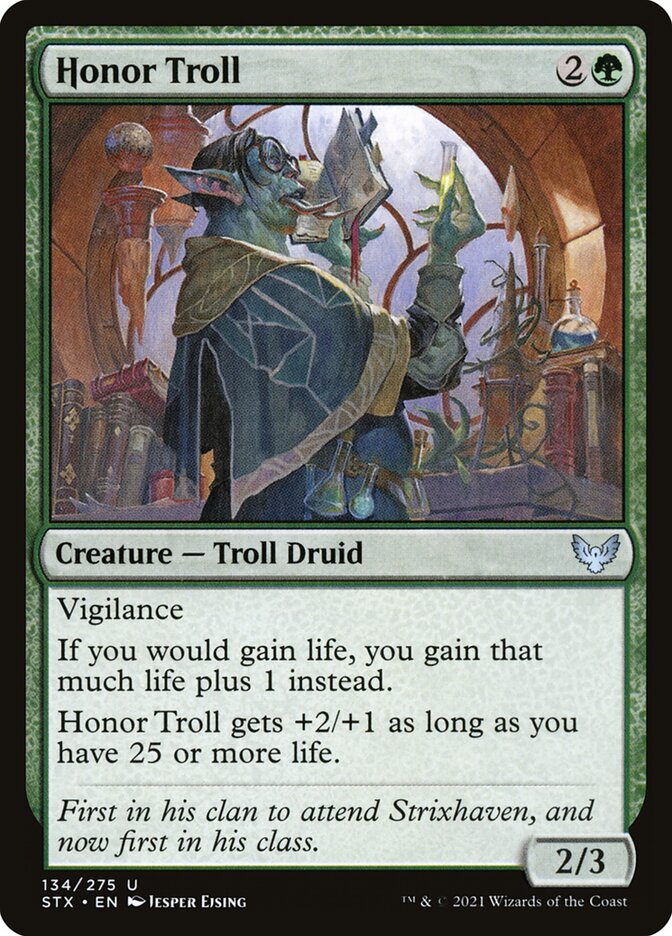 Honor Troll - carta Magic The Gathering