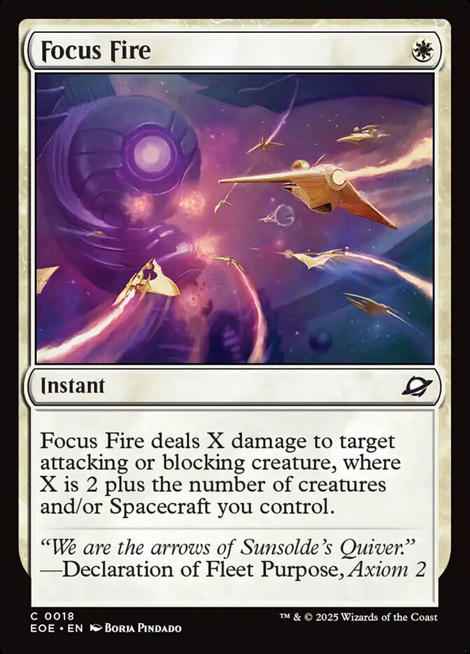 Focus Fire - carta Magic The Gathering