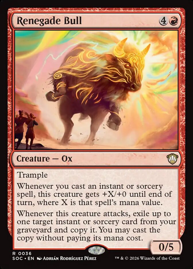 Renegade Bull - carta Magic The Gathering