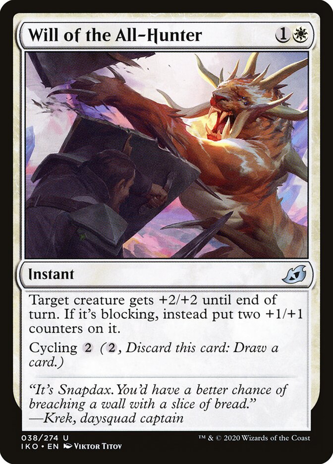 Will of the All-Hunter - carta Magic The Gathering