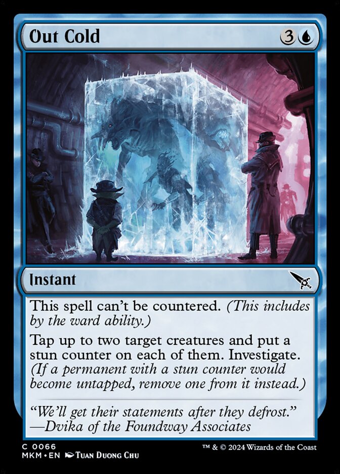 Out Cold - carta Magic The Gathering