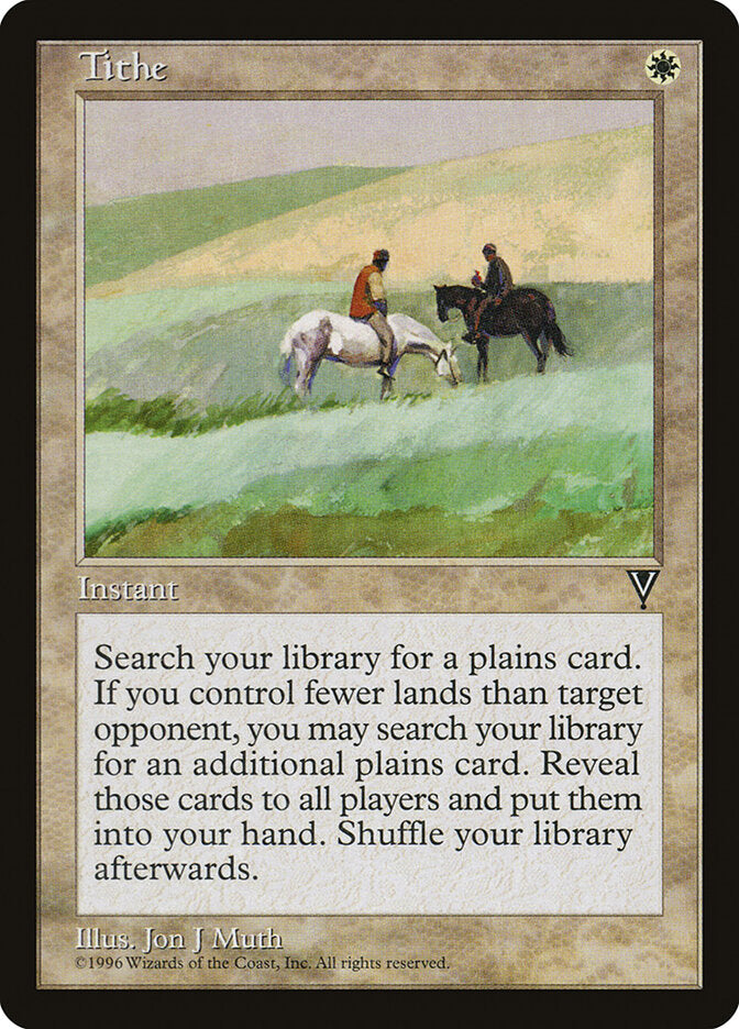 Tithe - carta Magic The Gathering